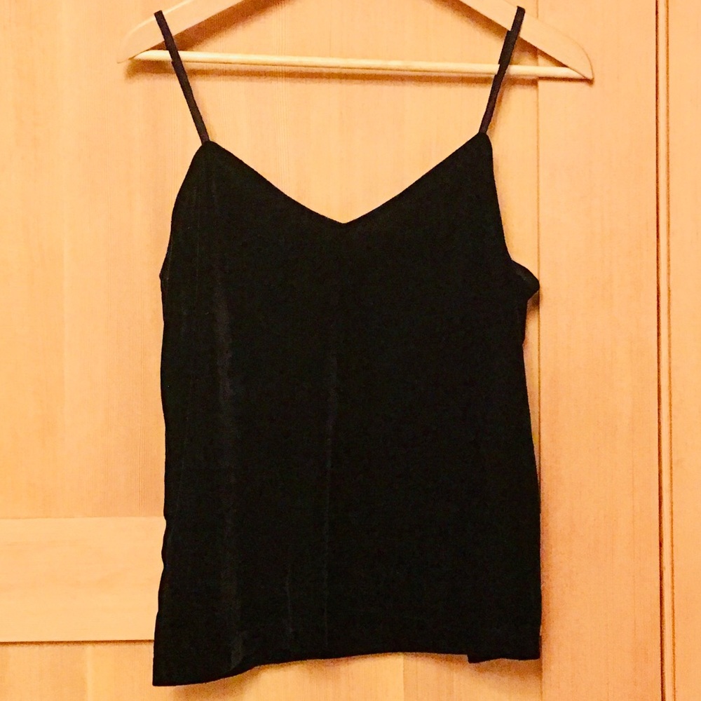 Pajamagram Black Velour Cami Pajamas